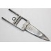 Dagger Tiger Knife Hand Forged Steel Blade Handle silver wire work sheath A 82